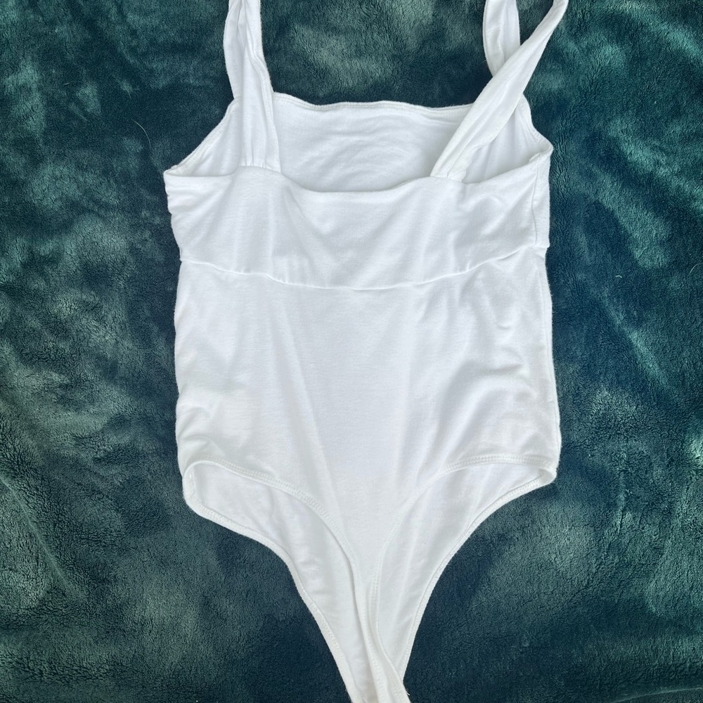 A&F White Bodysuit